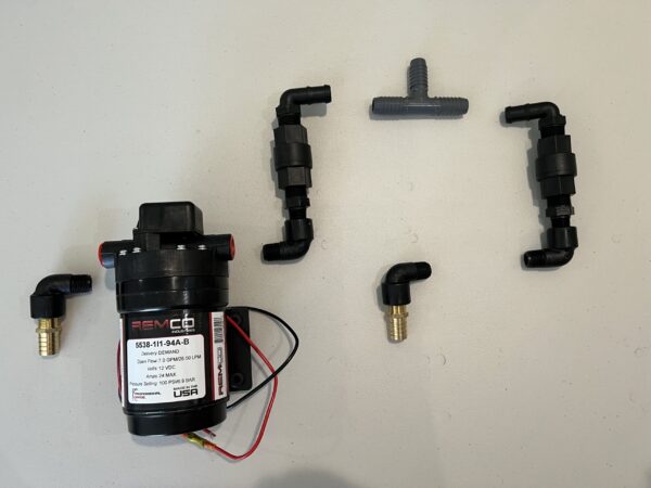 12V Pump Siamese Fittings Kit