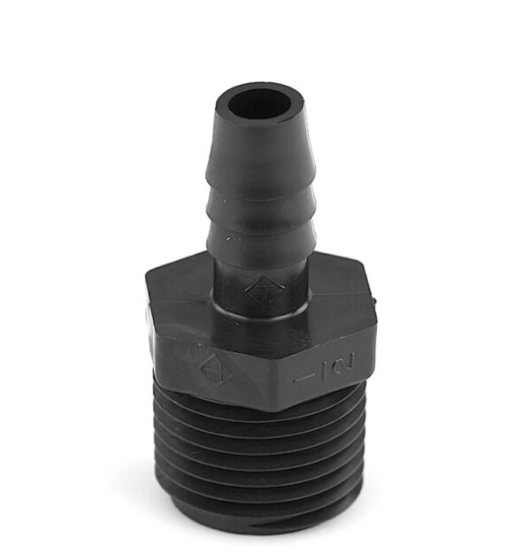 1/2" MNPT x 3/8" ID Hose Barb