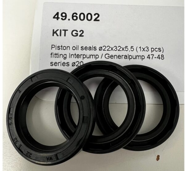 General Pump Piston Oil Seals for TSS1021, TSF2021 & TSF2221 Kit #2