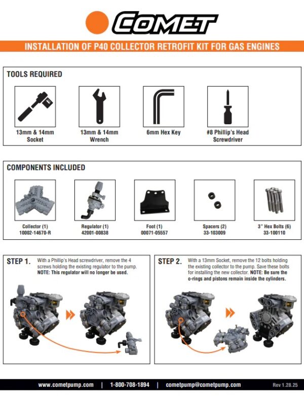 NEW STYLE P40 COLLECTOR RETROFIT KIT